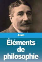 Éléments de philosophie 2379762341 Book Cover