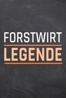 Forstwirt Legende: Forstwirt Punktraster Notizbuch, Notizheft oder Notizblock 110 Seiten B�ro Equipment & Zubeh�r Lustiges Geschenk zu Weihnachten oder Geburtstag 1697508049 Book Cover