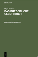 Allgemeiner Teil 3112351398 Book Cover