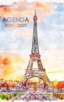 Agenda 2021 - 2022: Agenda Escolar dia por pagina París Para estudiantes Primaria Colegio Secundaria | Diaria y semanalmente Septiembre de 2021 a ... estudiante niñas y niños B099C5NGCT Book Cover