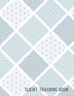 Client Tracking Book: Customer Tracking Log Book with alphabetized tabs and area for personal notes on products, services, dates, and time (green plaid) 1702128563 Book Cover