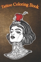 Tatto Coloring Book: Red Apple Arrow Aim Tattoo An Adult Coloring Book with Awesome, Sexy, and Relaxing Tattoo Designs for Men and Women B08P3DZH9R Book Cover
