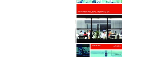 Organisational Behaviour 0195572300 Book Cover