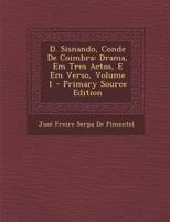 D. Sisnando, conde de Coimbra: drama, em tres actos, e em verso 1019096373 Book Cover