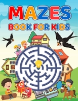 Maze Book for Kids: 100 Mazz Puzzles B0C9SBMKND Book Cover