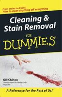 Cleaning and Stain Removal for Dummies 0764570293 Book Cover