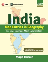 India Map Entries in Geography for Civil Services Main Examination 2019 9388426495 Book Cover