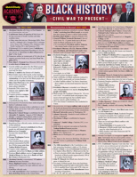 Black History - Civil War to Present: A Quickstudy Laminated Reference Guide 1423246977 Book Cover