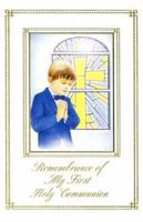 Remembrance of My 1st Holy Communion Boys (Marian Children's Mass Book) 0882712365 Book Cover