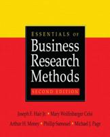 Essentials of Business Research Methods 0765626314 Book Cover