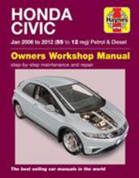 Honda Civic Petrol and Diesel Owner's Workshop Manual: 2006-2012 0857339133 Book Cover