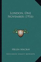 London, One November 1165413574 Book Cover