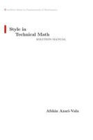 Style in Technical Math Solution Manual 1775099636 Book Cover