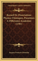Recueil De Dissertations Phys. Chimiques... 127534917X Book Cover
