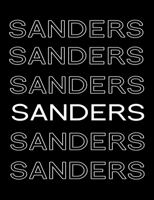 Sanders: Election 2020 College Ruled Composition Notebook 7.44" x 9.69" 100 pages 50 sheets 1691037745 Book Cover