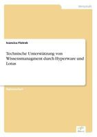 Technische Unterstutzung Von Wissensmanagment Durch Hyperware Und Lotus 3838645413 Book Cover