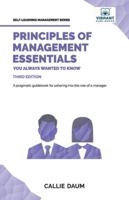 Principles of Management Essentials You Always Wanted To Know 1636511546 Book Cover
