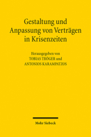 Gestaltung Und Anpassung Von Vertragen in Krisenzeiten 3161531159 Book Cover