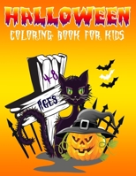 Halloween Coloring Book For Kids Ages 4-8: Monsters Scary Halloween Coloring Book for Kids B08KFWM91T Book Cover