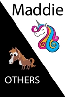 Maddie VS OTHERS ( unicorn ): Personal Name unicorn notebook - Cute Notebook for Girls With Unicorn, Thoughtful Cool Present for Maddie ( Maddie notebook): Unicorn Personalized Notebooks For Girls And 165433118X Book Cover