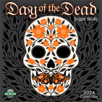 Day of the Dead 2024 Wall Calendar: Sugar Skulls