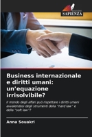 Business internazionale e diritti umani: un'equazione irrisolvibile? (Italian Edition) 6630264622 Book Cover
