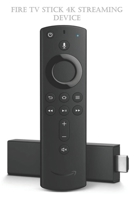 Fire TV Stick 4K streaming device: with Alexa Voice Remote (includes TV controls) | Dolby Vision null Book Cover