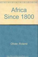 Africa Since 1800 0521085233 Book Cover