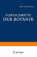 Fortschritte Der Botanik: Sechster Band 3642905722 Book Cover