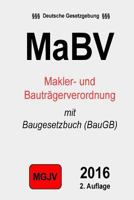 Makler- Und Bautr�gerverordnung (Mabv): Mit Baugesetzbuch (Baugb) 151151003X Book Cover