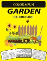 JARDIN LIVRE DE COLORIAGE: Nouveau livre de coloriage de jardin pour adultes B08L33YWJ1 Book Cover