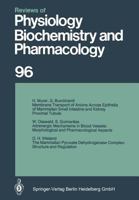 Reviews of Physiology, Biochemistry and Pharmacology, Volume 96 3662310287 Book Cover