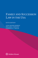 Family and Succession Law in the USA 9403547715 Book Cover