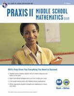PRAXIS Middle School Mathematics (5169) Book + Online 0738611840 Book Cover