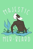 Majestic Mer Beard: Comic Book Notebook Paper 1088685692 Book Cover