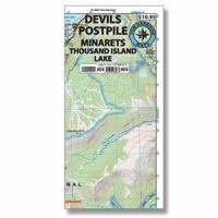 Devils Postpile Minarets Trail Map 187768967X Book Cover