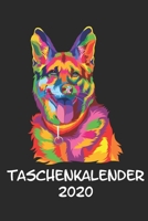 Taschenkalender 2020: Taschenkalender f�r Sept. 2019 bis Dezember 2020 A5 Terminplaner Wochenplaner Terminkalender Wochenkalender Organizer mit Deutscher Sch�ferhund Hunderasse Geschenk 1695394313 Book Cover