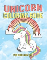 Unicorn Coloring Book for Kids Ages 4-8: Cute Princess Unicorns Gifts for Girls Kids on Birthday or for have fun 1695638913 Book Cover