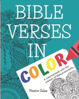 Bible Verses in Color: A coloring book with the wisdom of biblical proverbs… B08VXLVSXW Book Cover