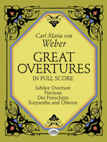 Great Overtures in Full Score 0486252256 Book Cover