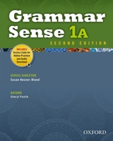 Grammar Sense 1a Student Book with Online Practice Access Code Card 0194489116 Book Cover