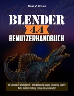Blender 4.4 Benutzerhandbuch: Wo Kreativität auf Technologie trifft durch Modellierung, Bildhauerei, Texturierung, Geometrieknoten, Animation, Rendering, Skripting und Zusammenarbeit“ (German Edition) B0FPXTSVGP Book Cover