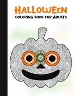 Halloween Coloring Book for Adults: 50 Halloween Illustrations Printed On One Side, Safe For Markers | Fun Craft Activity Gift | Stress Relieving Designs (Spooky House) 1696299268 Book Cover