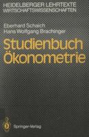 Studienbuch Okonometrie 3540521992 Book Cover