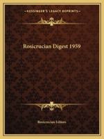 Rosicrucian Digest 1959 1162723386 Book Cover