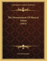 The Measurement Of Musical Talent 1017716455 Book Cover