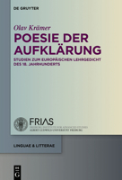 Das Lehrgedicht in Der Deutschen, Englischen Und Franzosischen Literatur Vom Fruhen 18. Bis Zum Fruhen 19. Jahrhundert 3110348411 Book Cover