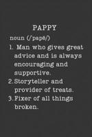 Pappy: Funny Grandfather Gifts - Small Lined Writing Journal or Notebook (Card Alternative) (Definition, Humor) 1695692284 Book Cover