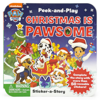 Paw Patrol Christmas Is Pawsome (Peek-And-Play) B0CWKBSH21 Book Cover