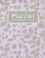 Planner Meal and Habit Tracker: Daily planner monthly checklist and password log tracker 1656513803 Book Cover